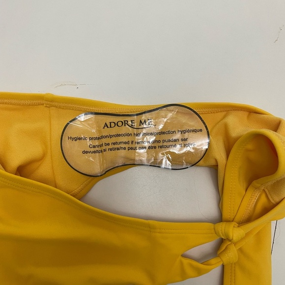 Adore Me Averie Contour Bikini Yellow Large - Picture 8 of 9